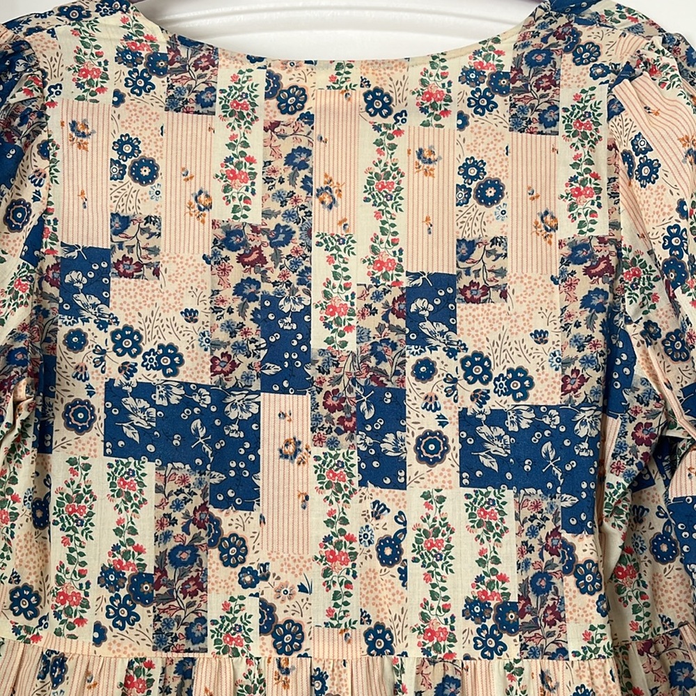 Sezane Benedetta Patchwork Print Dress - Picture 15 of 15